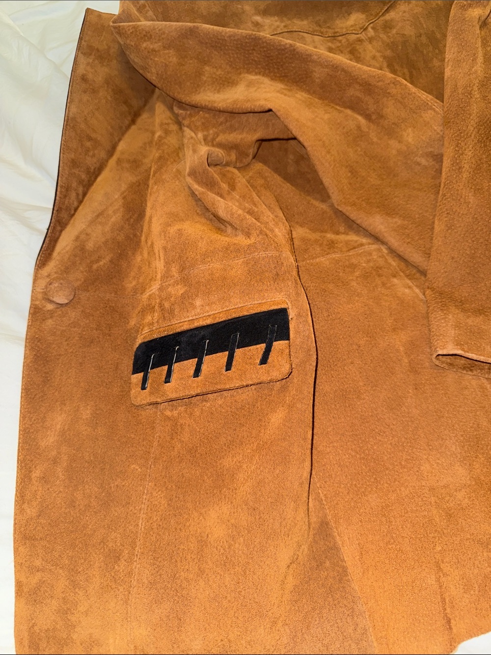 Vintage Cripple Creek Genuine Leather Suede Western Blazer Jacket Women’s M Brow - Picture 12 of 17